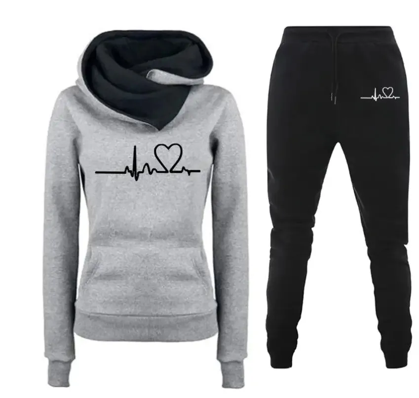 Winter Tracksuit Set: Hoodies   Pants