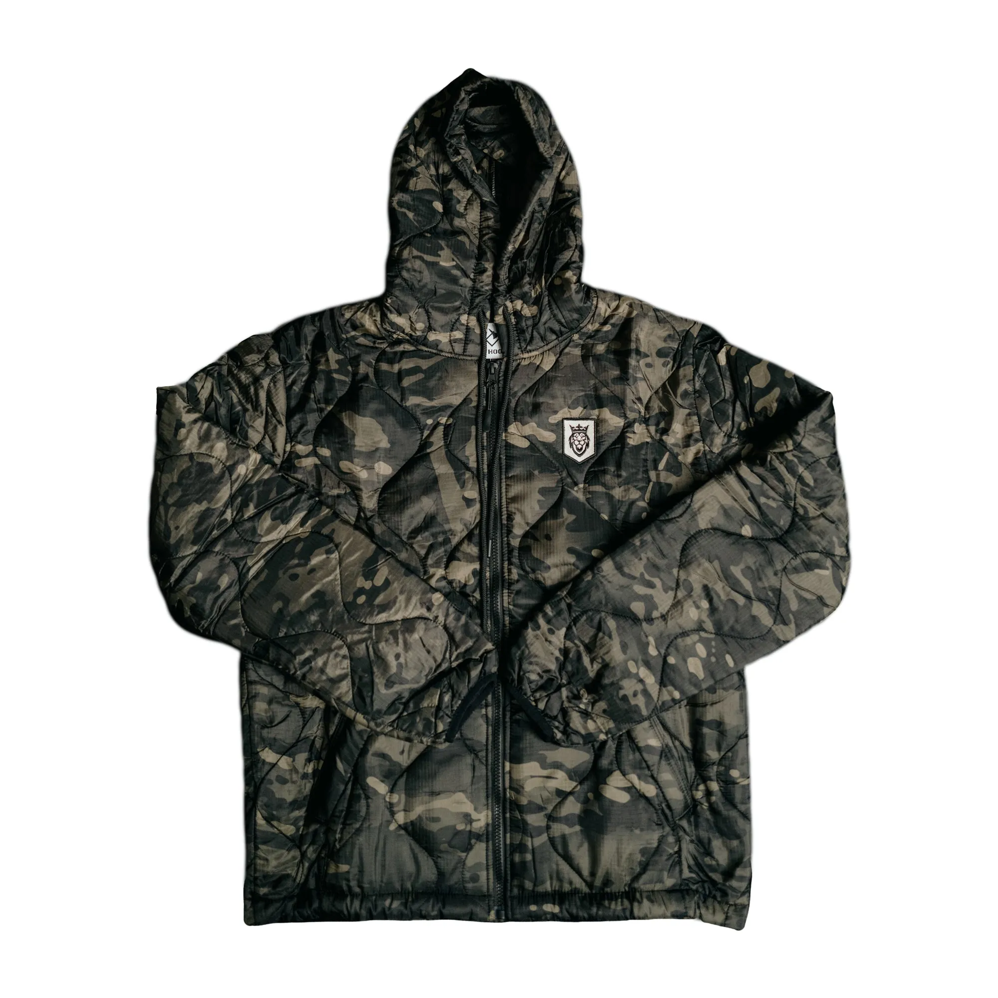 Wooby Hoody Black Multicam